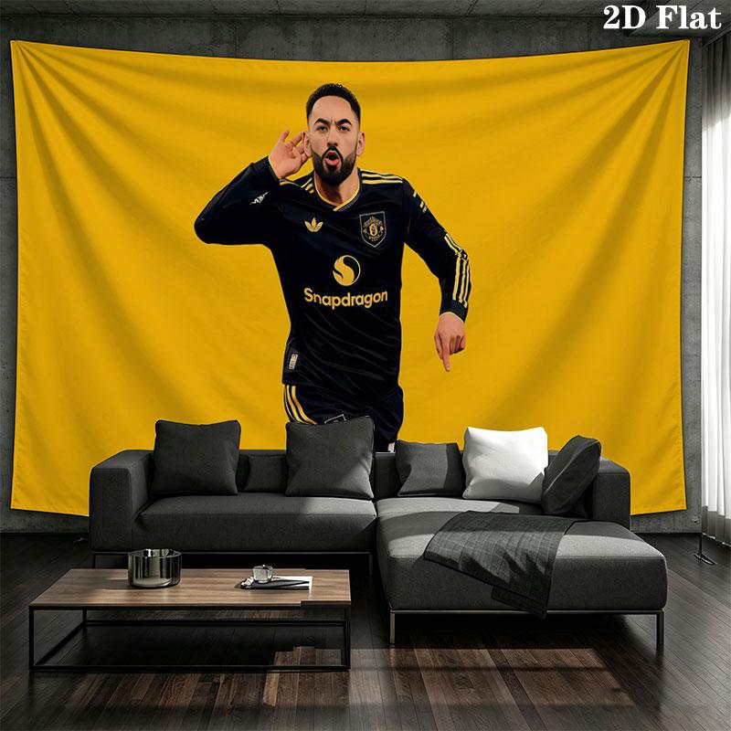 Matheus Cunha Wall tapestry, aesthetic printed fabric blanket, suitable for bedroom, living room, and home decor.