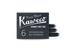 Картриджи с чернилами Kaweco Жемчужно-черные INK-BK 6 штук импортный продукт сменный картридж канцелярские товары офисные принадлежности.