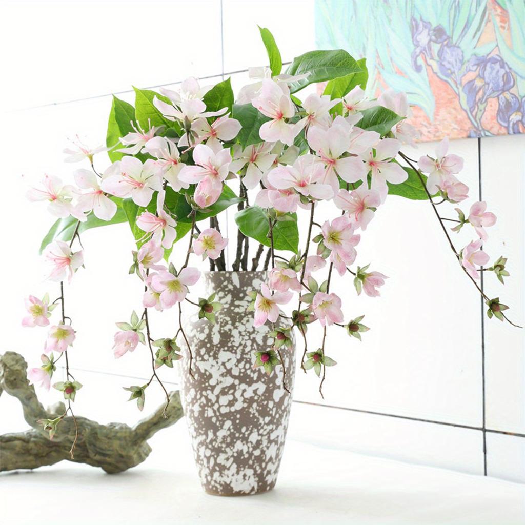 3 Pcs Artificial Jasmine Artificial Hanging Flowers Balcony Artificial Flowers Like Real for Wedding Floral Party Decor Home Accessories Spring Decor