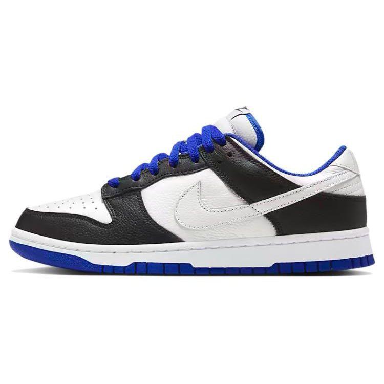 Nike Dunk Low White Black Game Royal Unisex Sneakers FD9064-110