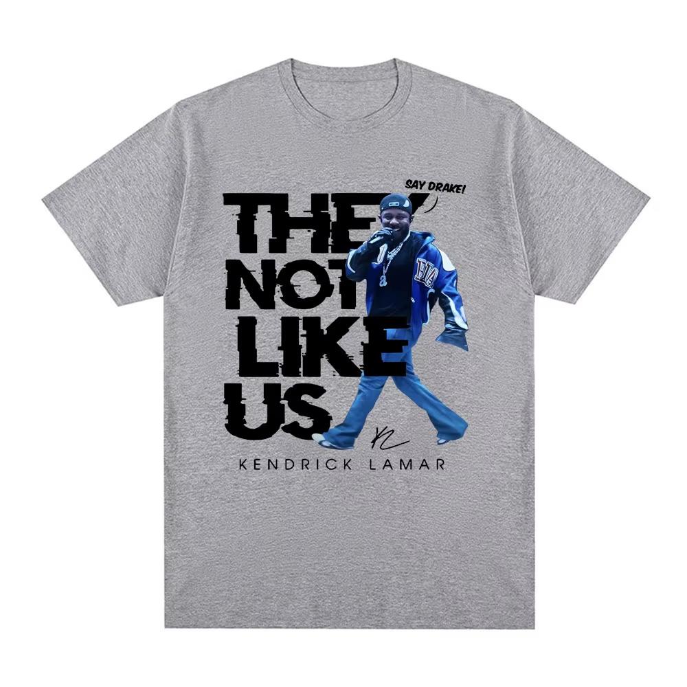 Кендрик Ламар Скажи Дрейку, что они нас не любят Футболки Мужские Женские Футболки Оверсайз Хлопок Уличная Повседневная Свободная Футболка