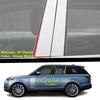 Car TPU/Glossy Mirror Pillar Post Cover For Land Rover Range Rover 2002 2003 2004- Door Trim Window Stickers Accessories