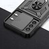 Case for Samsung A32 5G ARMOR SLIDE RING CASE ANTI SHOCK BACK + GLASS