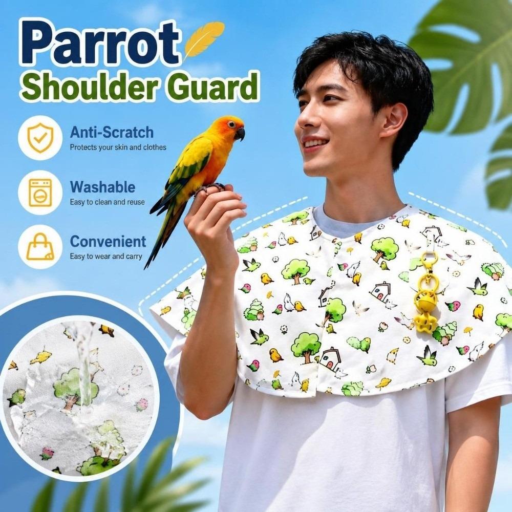 Convenient Parrot Shoulder Guard Washable Parrot Shoulder Cape Parrot Diaper Wrap Training