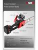 12" Brushless Cordless Electric Chainsaw - High-Power, Lithium Battery, Handheld, Ideal for Firewood and Outdoor Tree Felling.