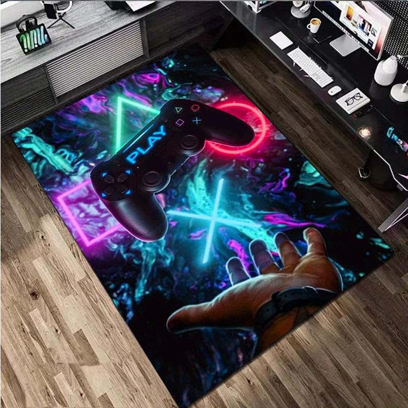Game Controller Rug - Home carpet Office Decorative Carpet For Living Room Bedroom Door Mat Floor Rug Computer Chair Area Rug