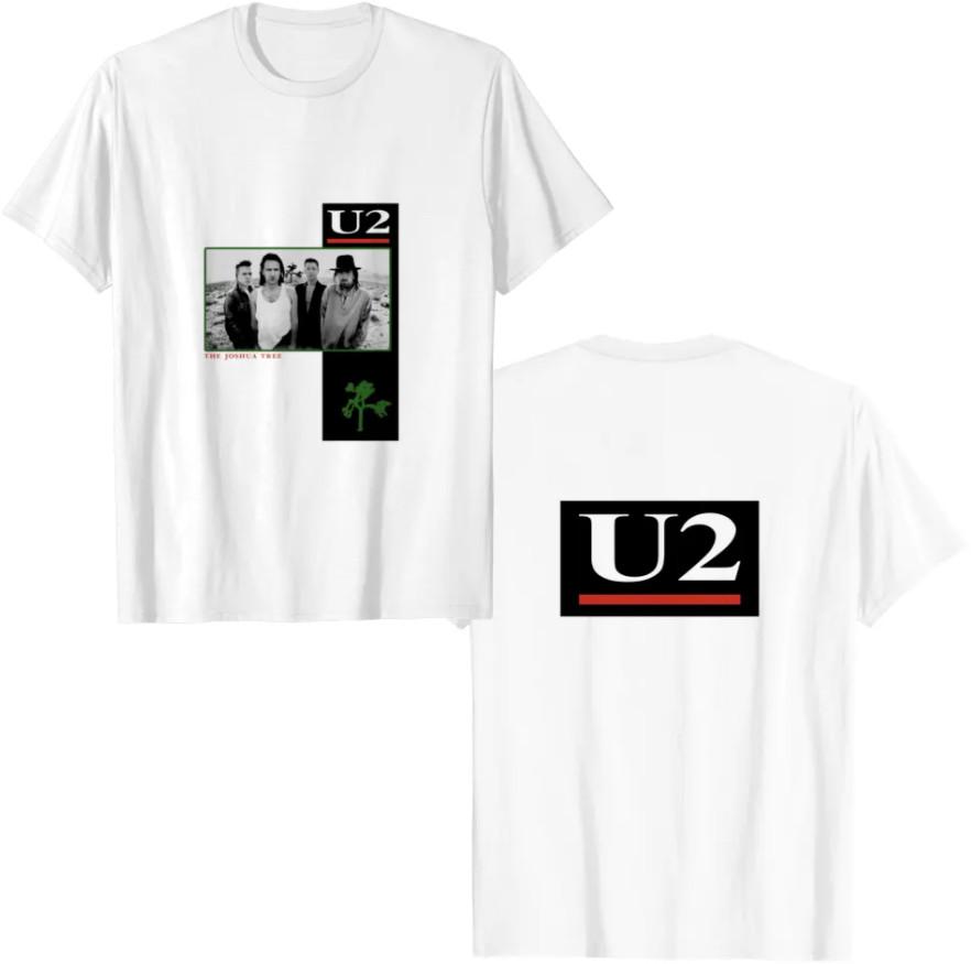 Винтажная футболка U2 80-х годов, тур Joshua Tree 1987 года, концертная футболка, тяжелая футболка, унисекс футболка