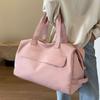 Short-term Travel Bag Large Capacity Women's Travel Bag Lightweight Luggage Bag Solid Color Handbag Shoulder Bag
