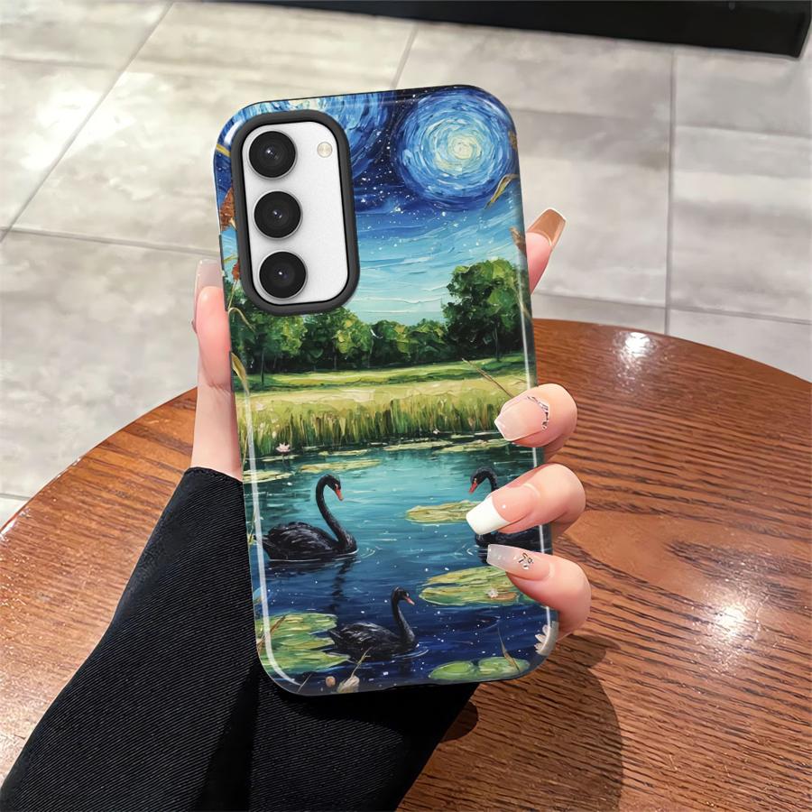 Ван Гог Модный Арт Крутой Чехол для Телефона для Samsung Galaxy S25 S23Ultra A16 S25Ultra A26 S23 S24 Ultra A56 A36 S20 FE Мягкий