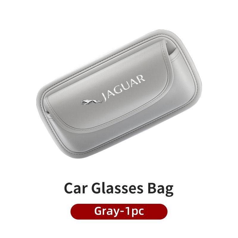 Car Magnetic Eyewear Box Scratchproof PU Leather Clip For Jaguar XF XJ XE XK S-Type F-Type X-Type F-Pace I-Pace E-Pace HH44