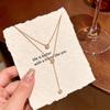 Elegant Micro-Inlaid Diamond Cross Necklace: Fresh Design for Women