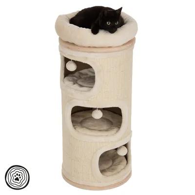 Natural Paradise Primevere Cat Scratching Tower, XXL, Cream