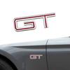 MJTU2 GT Logo 3D Chrome Metal Car Rear Trunk Logo Decal Badge Sticker For  Ford Mustang Shelby GT GT500 GT350 Car Styling Accessories