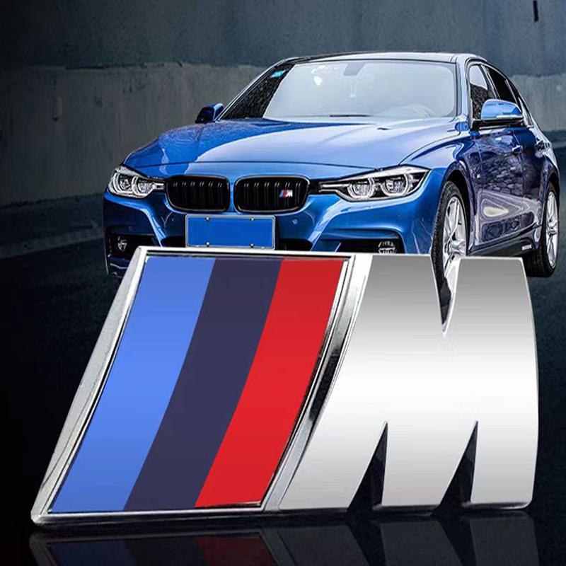 Для BMW F15 G05 F16 G06 F25 G01 G08 F26 G02 F07 F10 G07 G20 Наклейка 3D Автомобильная Передняя Решетка Значок M Эмблема Декоративные Аксессуары
