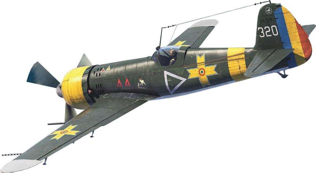 IBG Румыния 81C Fighter 1944 Битва ПВО Пластиковая Модель PB72570 1/72 I.A.R.
