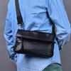 Stylish Business Commuter Chest Bag Mobile Phone Bag Men's Briefcase Premium Touch Small Body Bag Genuine Leather Shoulder Bag