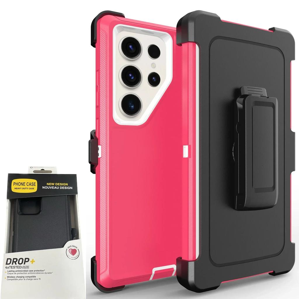 Противоударный чехол для телефона с коробкой для серии Samsung Galaxy S25 Ultra S24 S23 S22 S21 S20 Note 20 Plus Сверхпрочная военная защитная крышка Otter&Box