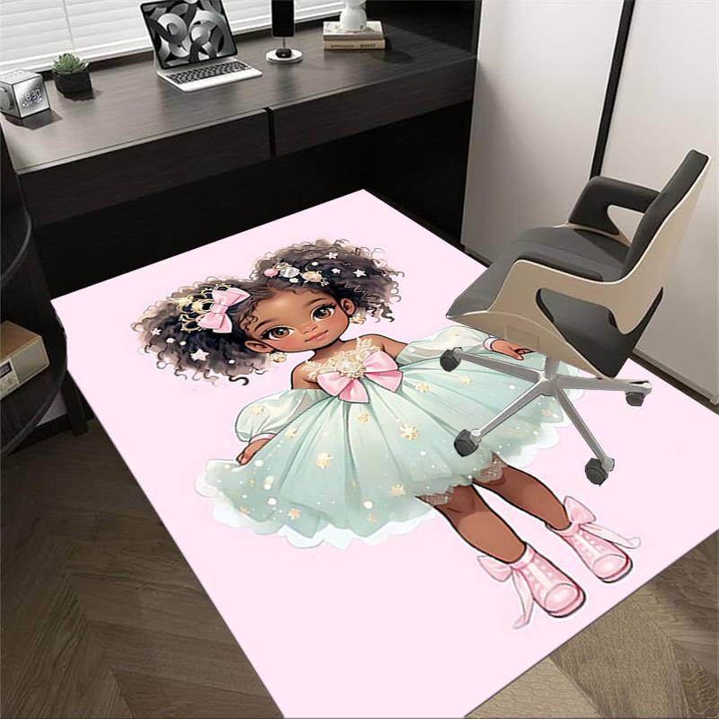 1PC flower dress Anti-slip carpet, suitable for Office, bedroomand playrooms. It can also be used as a sofa footrest cover-W87