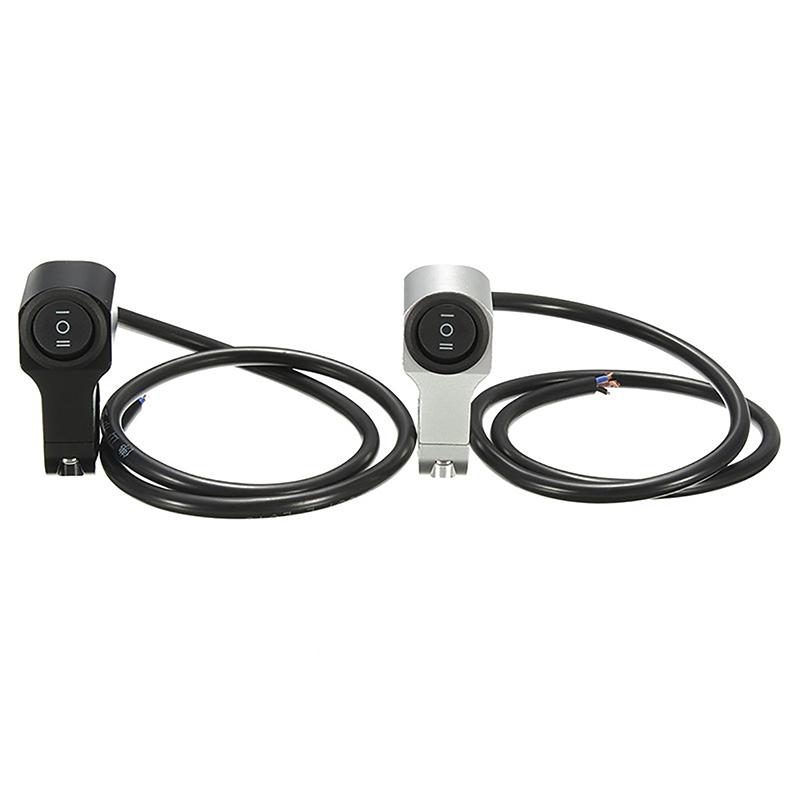 Переключатели фар на руль мотоцикла Кнопка включения третьей передачи Переключатель из модифицированного алюминиевого сплава Водонепроницаемые переключатели противотуманных фар