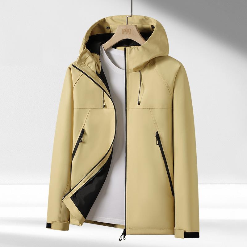 Свободная куртка контрастного цвета для мужчин на весну и осень, новая спортивная куртка-ветровка для альпинизма в парном стиле для улицы