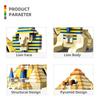 643PCS Bricks World Famous Architecture Great Pyramid of Giza-Cairo Egypt Model Building Bricks Toy For Children