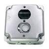 Double Gang Metal Junction Box Heavy Type Steel US Standard Corrosions Resistant for Electrical Outlets and Switches