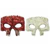 PU Foaming Halloween Mask Half Face Skeleton Mask Funny Halloween Skull Mask  Women