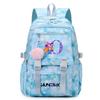Cartoon 26 English Letters Backpack Large Capacity Bookbag Laptop Unisex Student Boy Girl School Bag Large Capacity Travel Outdoor Bag Gift