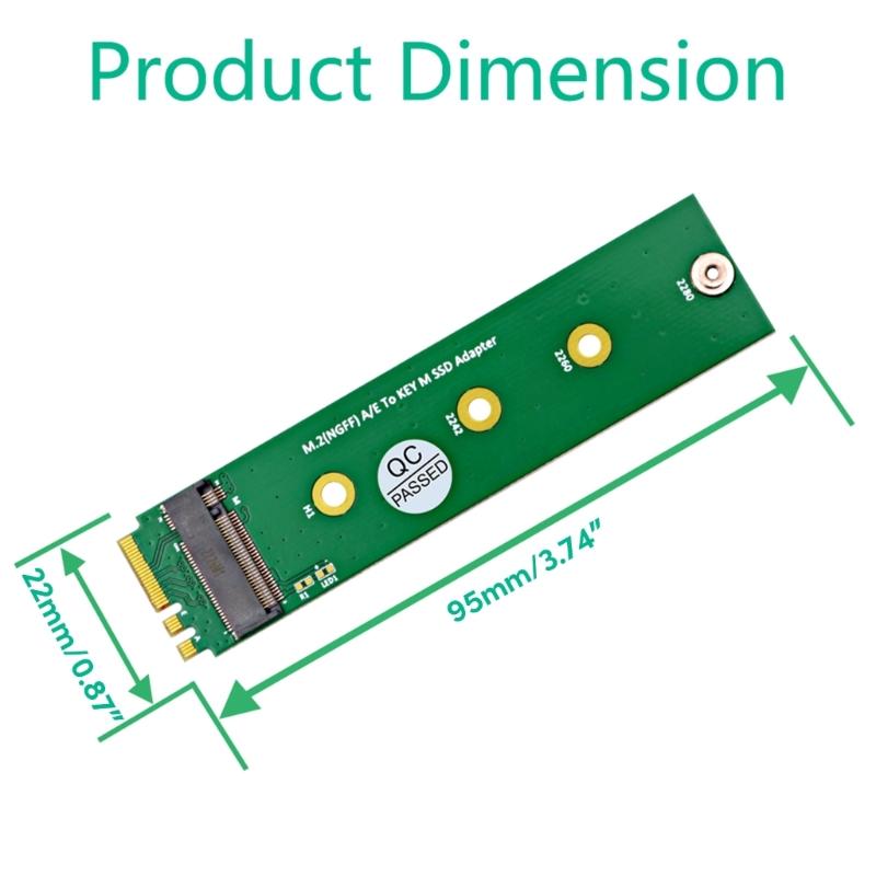Карта-адаптер M.2 NVME KEY-M для расширения поддержки M.2 SSD 2242 2260 2280 WiFi на M.2 NVME Карта-адаптер M.2 Nvme SSD