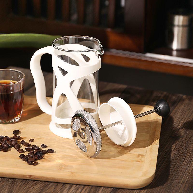 Стеклянные кофейники-прессы, фильтр-прессы, ручные кофейные чашки, высокая термостойкость, молочник, чайник, новый