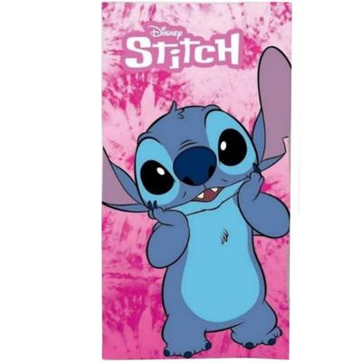 Пляжное полотенце Lilo and Stitch Disney розовое - Цвет:Размер розы:Один размер - Розовый