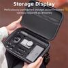 Portable Carrying Case for DJI Osmo Action 6, Hard PU Travel Storage Bag Shockproof Case for Action6 Protector Accessories