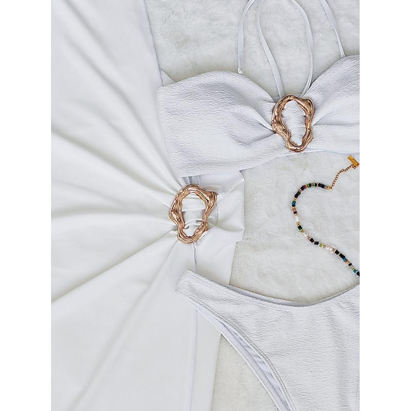 Комплект бикини из 3 предметов, сексуальные женские купальники, женская купальная одежда, бикини на одно плечо, купальный костюм, костюмы для плавания, пляжная одежда, бикини