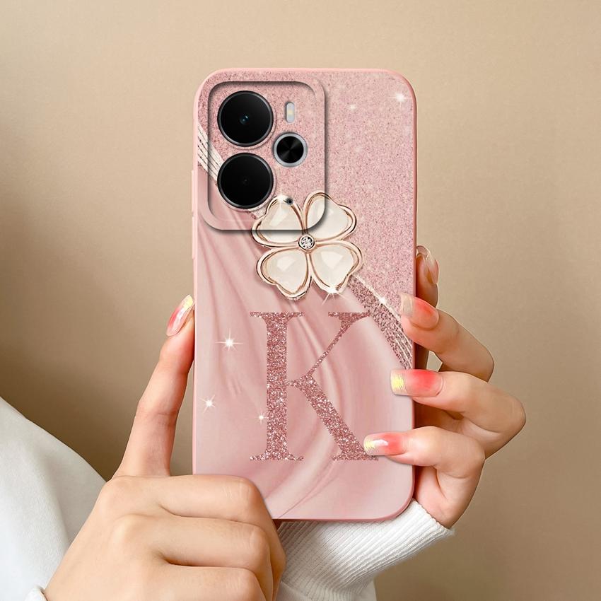 Для Oppo Realme 14 15 16 13 Pro 14T 14X 15T 15X 14ProLite Чехол для телефона Роскошный Золотая Корона Буквы Ракушка Легкий Матовый Силикон Защитная Крышка для Камеры