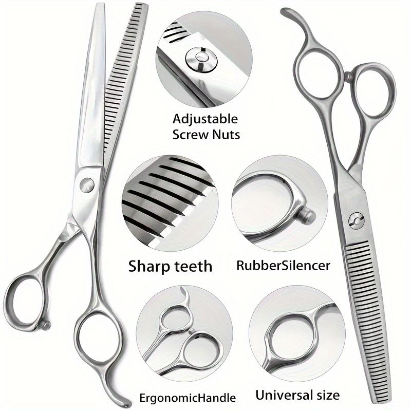 7,5-дюймовые профессиональные ножницы для стрижки собак, филировочные ножницы для домашних животных, специальные ножницы для кошек