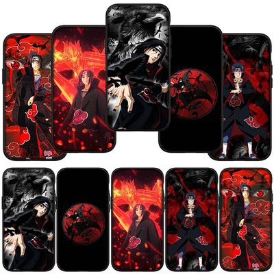 Чехол для телефона Samsung Galaxy S24 S23 iPhone 15 14 Xiaomi Redmi Note 13 12 11 8 10 9 Pro Max X XR OPPO A15 Huawei Comics Акацуки Наруто Итачи Учиха