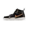 Jordan Legacy 312 Slip Resistant Abrasion Resistant Balance Mid top Children's Basketball Shoes Black Gold AT4047-007