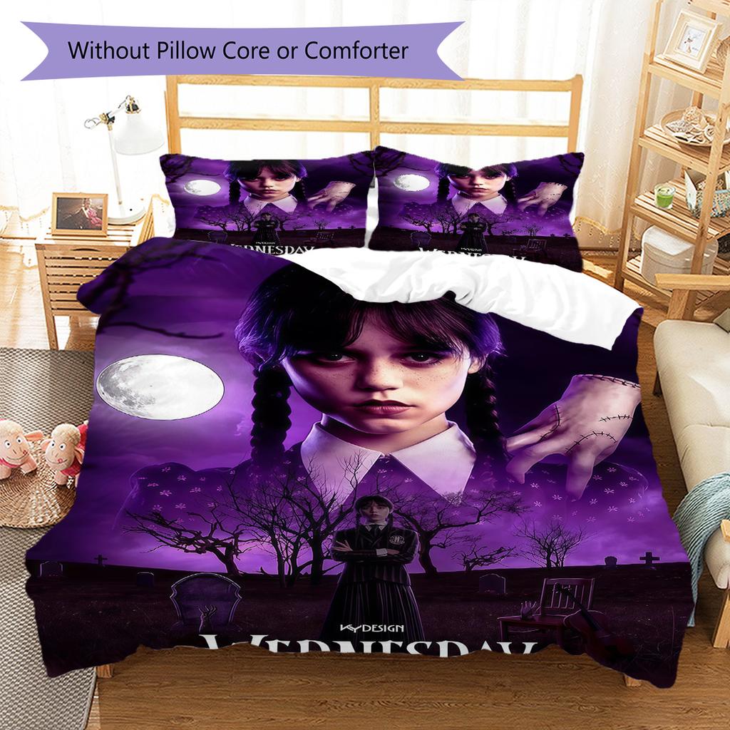 Comedy TV Pattern Bedding Quilt Set Quilt Cover Pillowcase Home Decoration Birthday Gift (1 * duvet cover + 2 * pillowcase, without core)