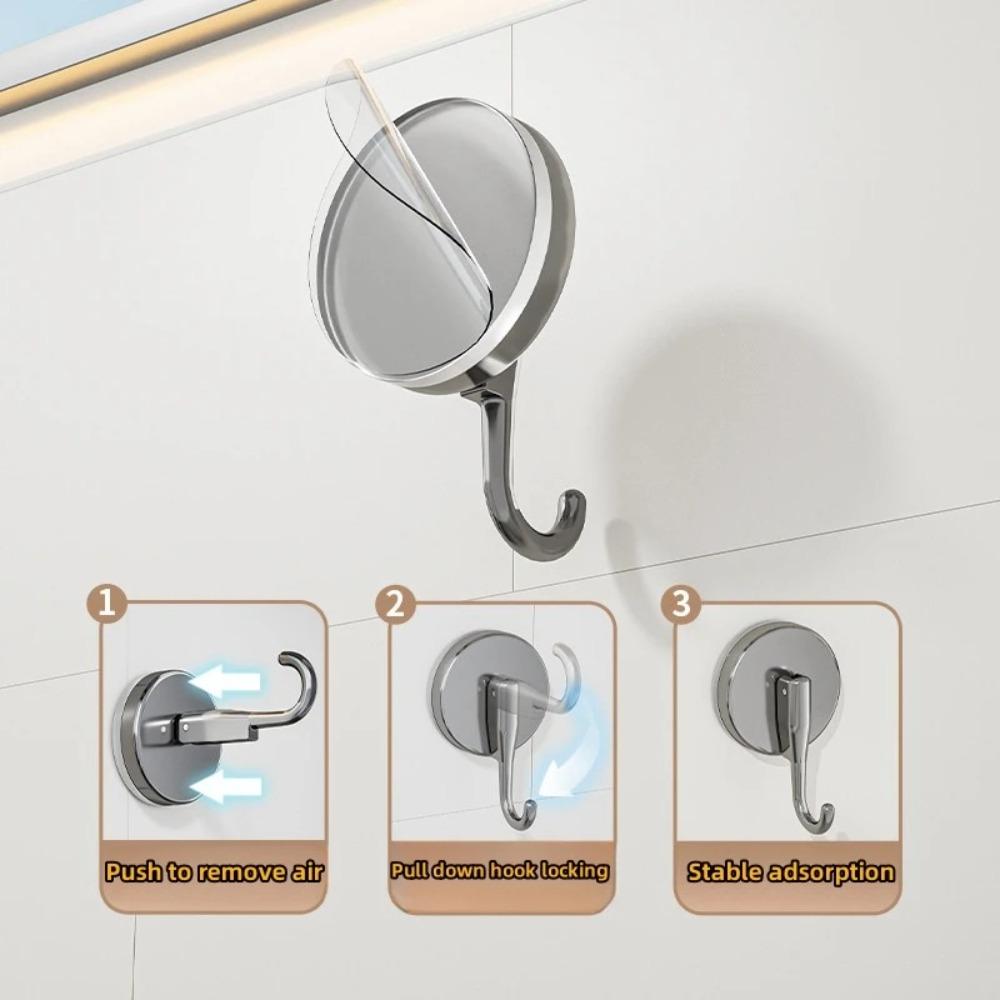 2/3/4 шт. Аксессуары для хранения в ванной комнате, настенный крючок для полотенец, крючок на вакуумной присоске, дом