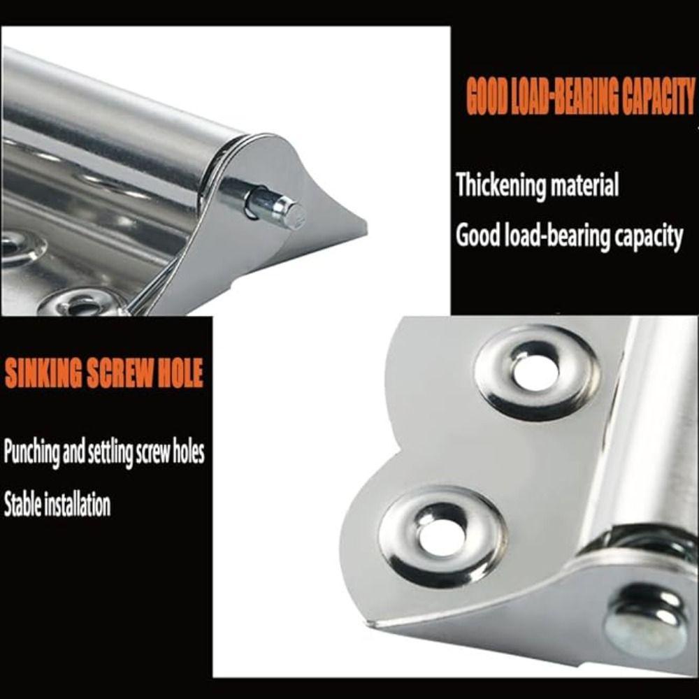 Butterfly Spring Loaded Hinges Stainless Steel Door Closer Hinge Self Closing Hinge Wooden door