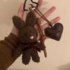 Soft Plush Rabbit Pendant Fluffy Plush Rabbit Doll Pendant  Couple Girl Kids Gift
