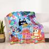 Happy Birthday Celebration Customize Your Name Blanket Gift Customizable Blanket Comfortable Suitable for Sofa Living Room Office Chair Seaside