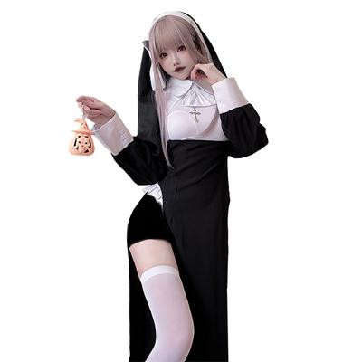 Женский сексуальный костюм сестры/монахини Milky Time на Хэллоуин (L)