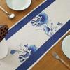 Linen Simple Chinese Style Ink Painting Table Runner Tea Table Strip Coffee Table Flag