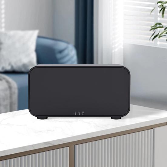 Увлажнитель воздуха с имитацией пламени, аппарат для ароматерапии с резервуаром для воды, цветная подсветка, эфирное масло