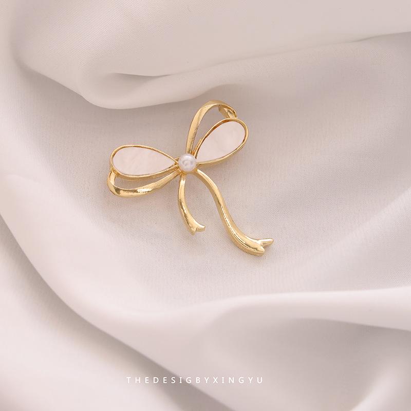 Элегантная брошь в виде золотого жемчужного колоса: Универсальный, Высококлассный Аксессуар для Женщин