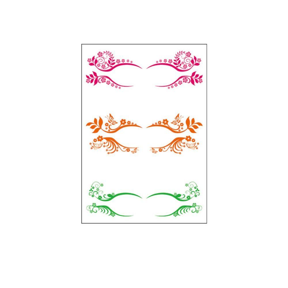 Наклейка для макияжа ресниц, водонепроницаемая наклейка для теней для век, татуировки на Хэллоуин