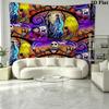 Cartoon Coraline Wall Tapestry Aesthetic Wall Hanging Printed Fabric Blanket Decorative Tapestries for Bedroom Living Room Home Decor