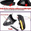 2pcs Flowing Mirror Dynamic LED Turn Signal Light Car Styling For Volkswagen VW Tiguan 5N Sharan 7N Seat Alhambra 7N