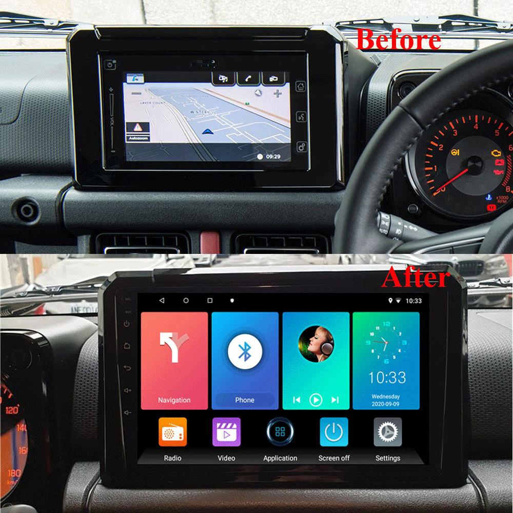 Беспроводная автомобильная магнитола на базе Android Carplay для Suzuki Jimny 2019-2021, мультимедийный видеоплеер, GPS-навигация, WIFI, 2 + 32 ГБ